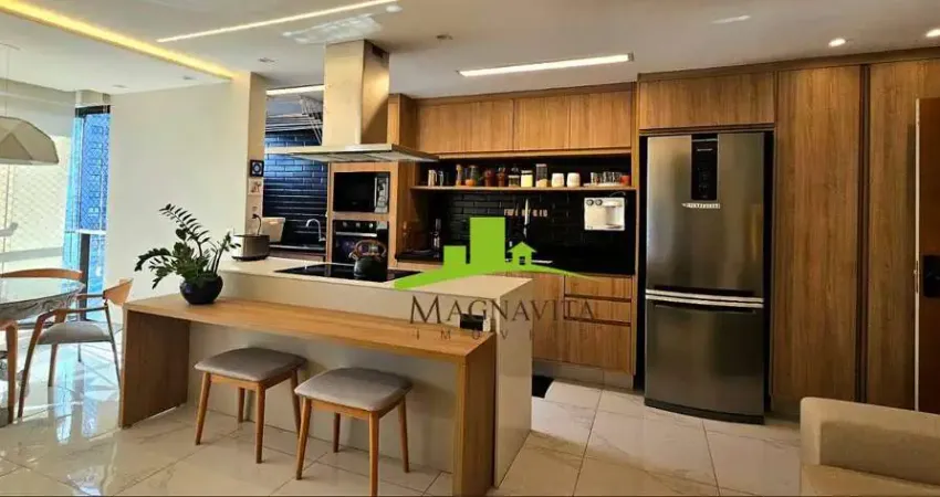 Blue Ocean Jaguaribe. Apartamento à venda, 68m², 2 quartos, Nascente, Vista Mar, Varanda Gourmet integrada, Alto Padrão. Excelente localização