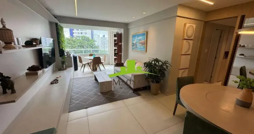 Apartamento à venda cidade jardim, 3 quartos, 1 suíte com closet, nascente, 112m², varanda integrada, cozinha americana, armários planejados. decorado