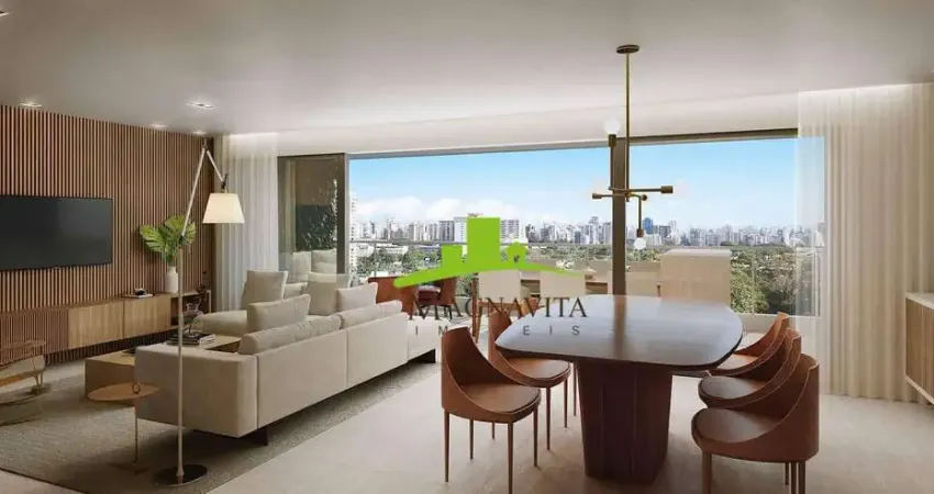 Olhar caminho das árvores. apartamento à venda, 4 suítes, 164m², varanda, 3 vagas, infraestrutura completa, alto padrão.