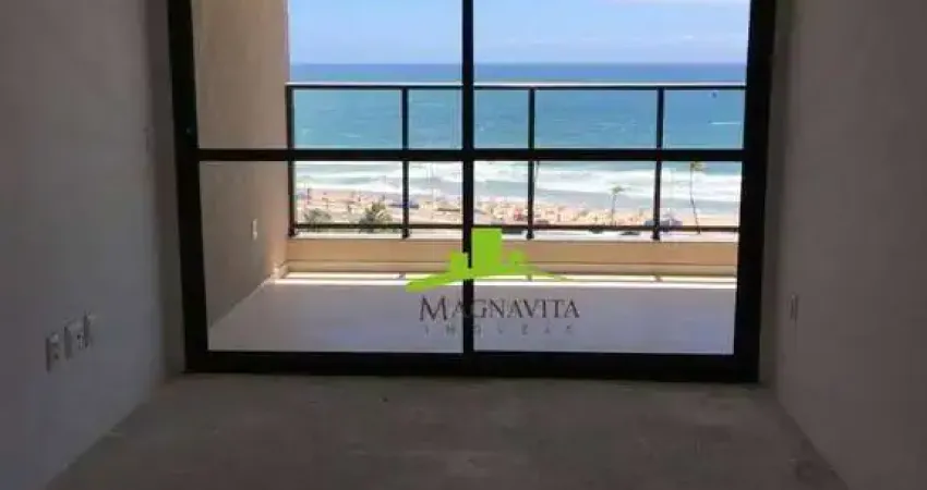 Ancoratto jaguaribe. apartamento 3/4 à venda, 80,72m², suíte, cozinha integrada a varanda gourmet, vista mar frontal, 2 vagas, andar alto, alto padrão