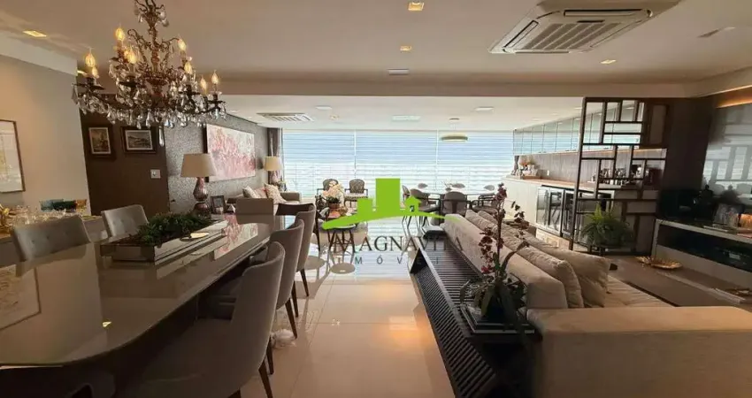 Horto barcelona. apartamento de luxo à venda, 204m², 3 suítes, 4 vagas, varanda gourmet, finamente decorado, projeto sonorizado, climatizado