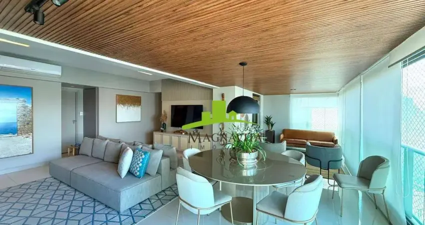 Graça. apartamento alto padrão à venda, 185m², 4 suítes. gabinete integrado. nascente. armários. climatizado. varanda. dependência completa. 3 vagas