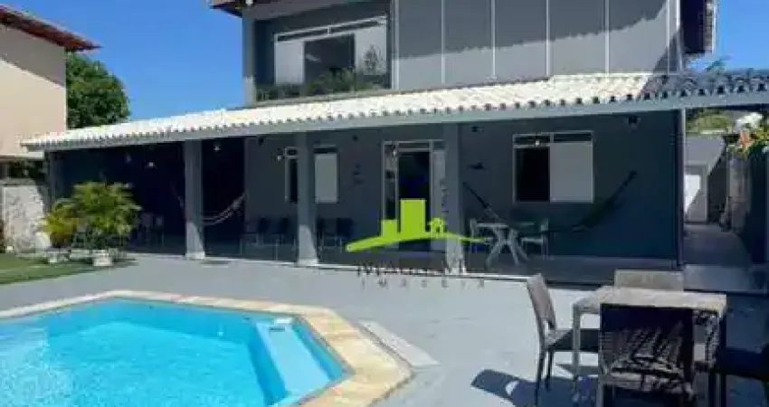 Jardim dos pássaros lauro de freitas – casa à venda reformada com 4 quartos (3 suítes), 230m², terreno 530m², piscina, condomínio fechado