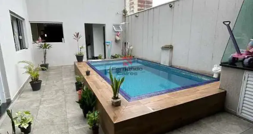 Sobrado de esquina com piscina e espaço gourmet – ocian / praia grande-sp
