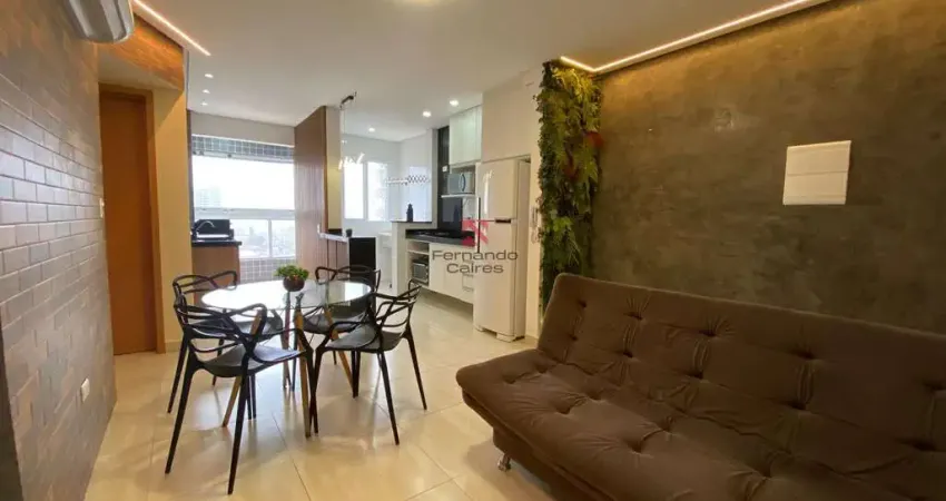 Apartamento decorado frente mar com sacada gourmet no maracanã – praia grande/sp