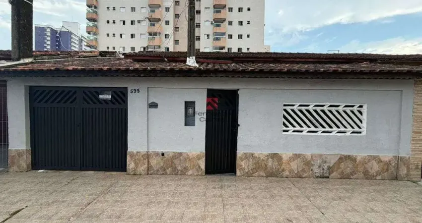 Casa 2 dormitórios com suíte a 500 metros da praia na Aviação – Praia Grande