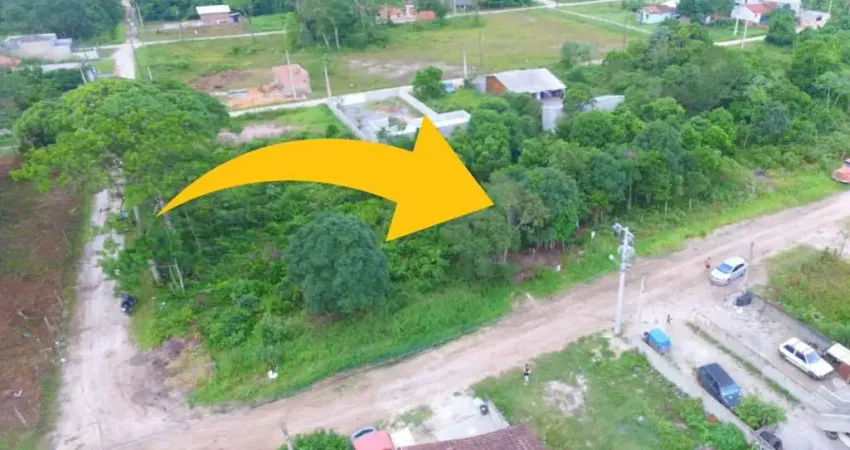 Terreno proximo ao porto itapoá, localizado no balneário farol do itapoá, 560 metros do mar.