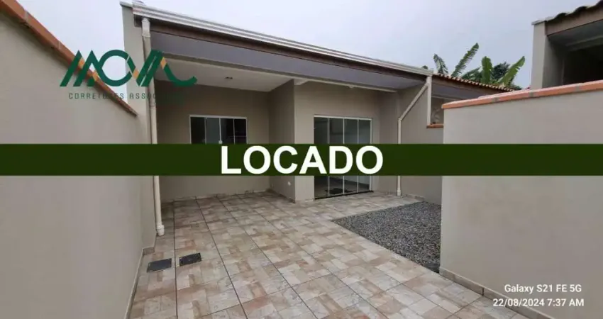 Casa nova - primeira locação, balneário princesa do mar em itapoá