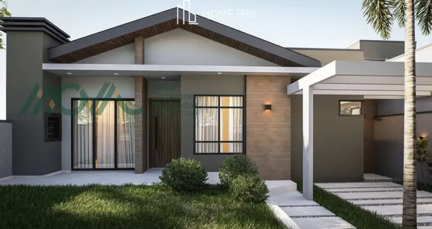 Pré lançamento - casa nova com 3 quartos sendo uma suíte - 300 metros da praia