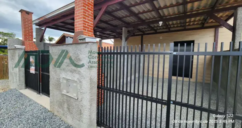 Casa nova primeira locação com dois quartos - balneário brandalize em itapoá