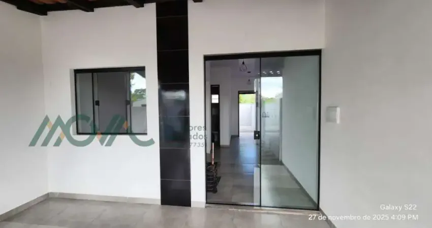 Casa nova disponível locação mensal com dois quartos no pontal do norte