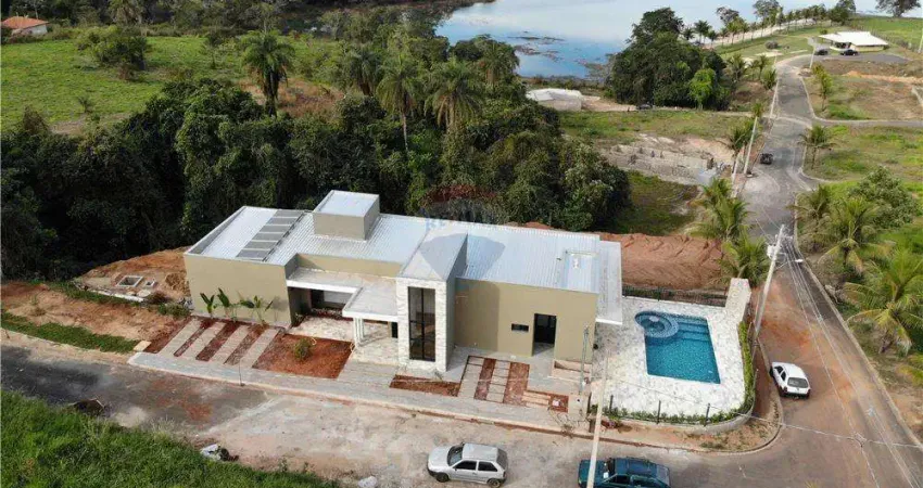 Retiro de luxo em condomínio em delfinópolis (mg) à beira da represa na encantadora serra da canastra