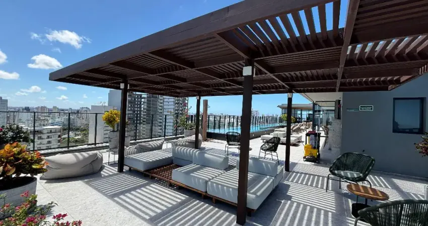 Apartamento mobiliado no alive – corredor da vitória - nascente total