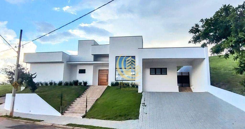 Casa térrea com 3 dormitórios, 1 suíte, 3 salas, área gourmet, piscina, vestiário no Condomínio Cataguá Way por R$ 1.200.000,00