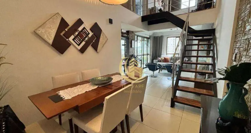 Apartamento Duplex com 2 dormitórios à venda, 108 m² por R$ 650.000,00 - Centro - Taubaté/SP