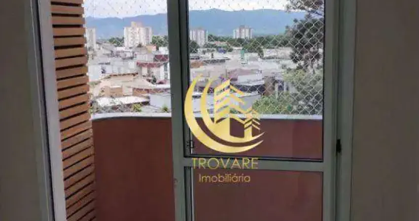 Apartamento com 2 dormitórios para alugar, 56 m² por R$ 1.660,00/mês - Parque São Luís - Taubaté/SP