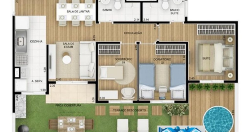 Apartamento NOVO a venda/permuta no Parque São Vicente em Mauá