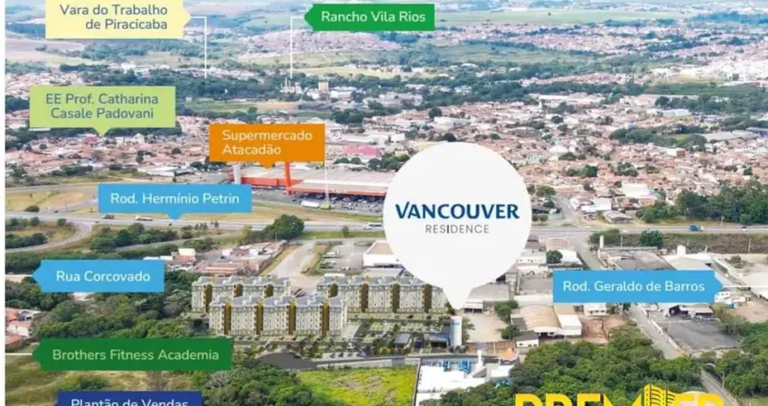 Apartamento com elevador e varanda no santa terezinha em piracicaba