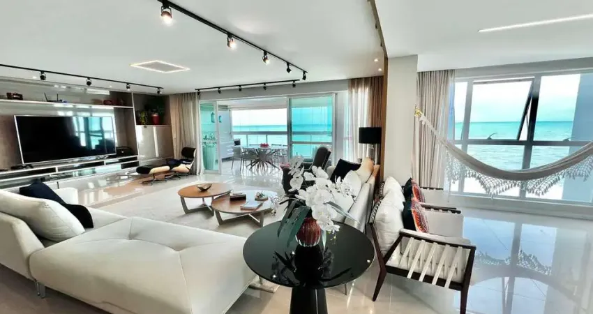 Apartamento com 220 metros pé na areia na paradisíaca praia de guaxuma