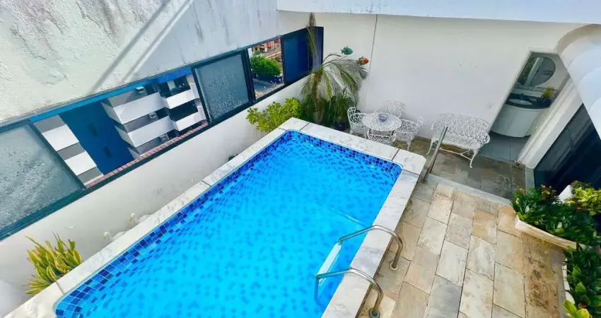 Cobertura duplex com 5 quartos na ponta verde