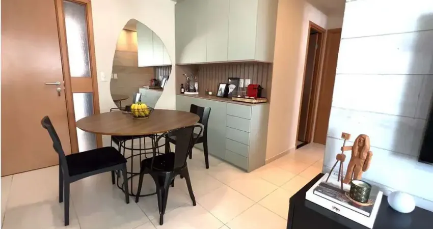 Apartamento com 2 quartos todo mobiliado e decorado no corredor Vera arruda