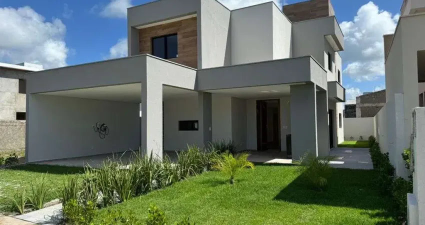 Casa com 4 suítes no condomínio vista lagoa nova pronta para morar