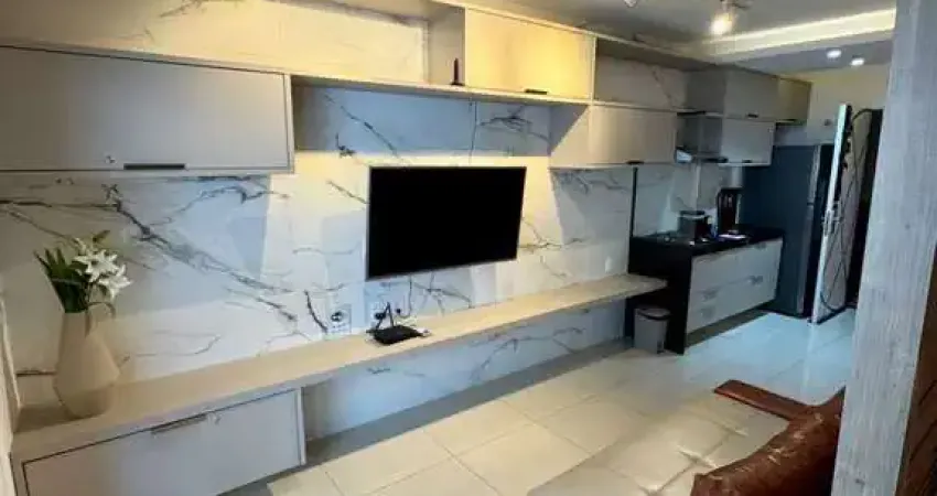 Studio mobiliado e decorado no edf time referência em locação por temporada