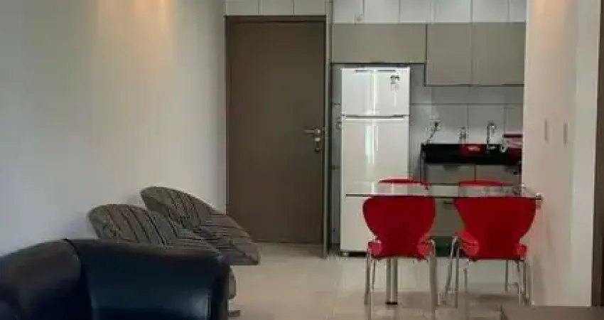 Apartamento quarto e sala com varanda mobiliado bem pertinho da praia