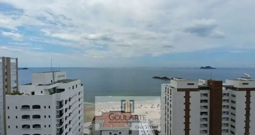 Apartamento alto padrão com vista mar, 3 dormitórios sendo 1 suíte, lazer completo no condomínio, PITANGUEIRAS-Guarujá/SP.
