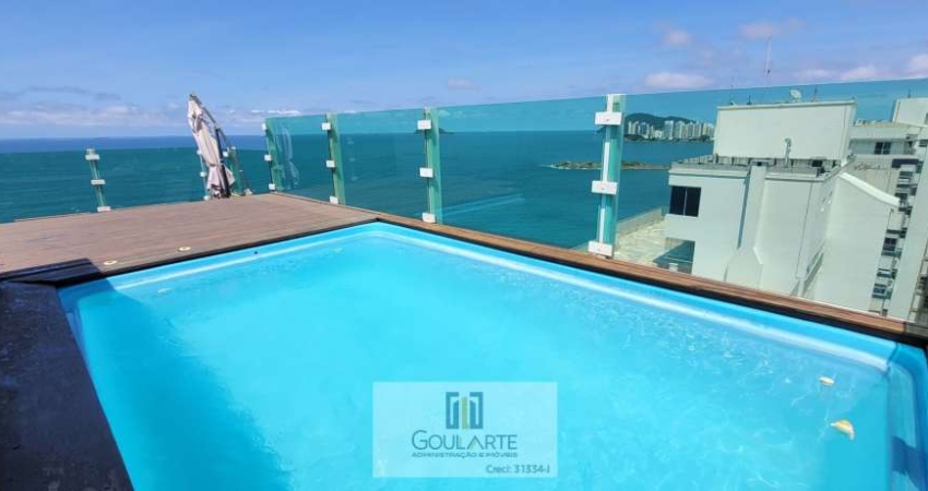 COBERTURA PENTHOUSE com 3 suítes climatizadas, piscina privativa com vista mar, churrasqueira e sauna - PITANGUEIRAS - Guarujá/SP.