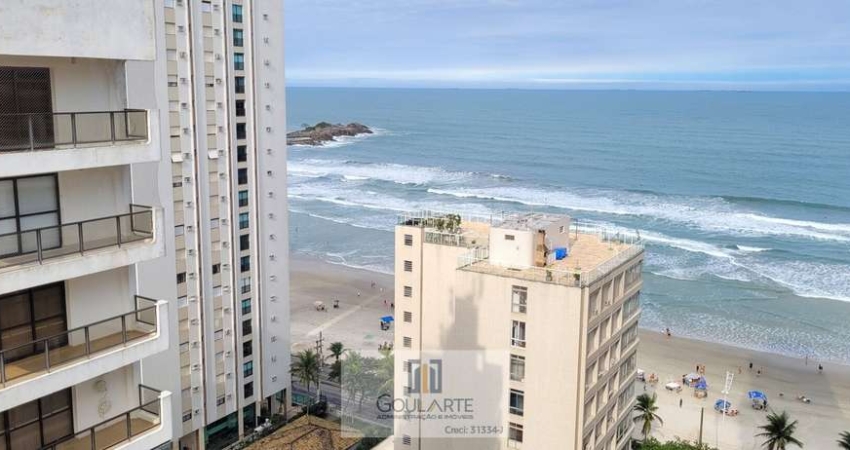 Apartamento Alto Padrão com acesso a sacada, 3 dormitórios sendo 1 suíte climatizados, 'vista parcial mar' - PITANGUEIRAS-GUARUJÁ/SP.