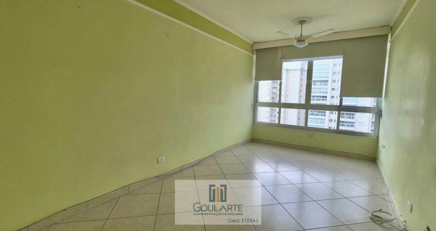 Apartamento com 2 dormitórios + 1 dormitório de serviço, à menos de 100 metros do mar na praia das PITANGUEIRAS - Guarujá/SP.