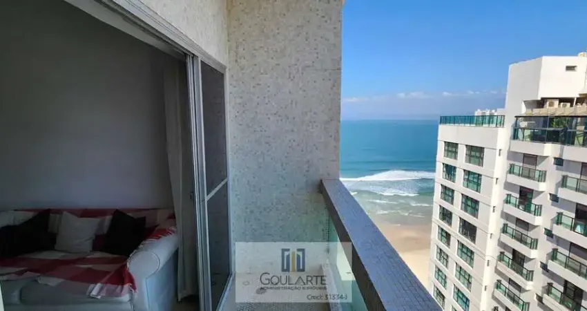 Apartamento com vista lateral do mar, 2 dormitórios, á menos de 50 metros do mar na praia de pitangueiras-guarujá/sp.