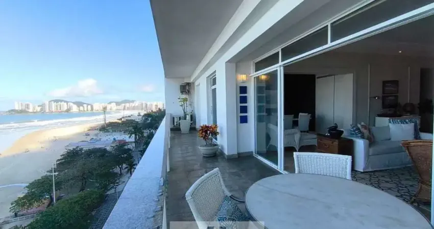 Apartamento alto padrão com vista total do mar, 2 suítes, condomínio frente mar, PITANGUEIRAS - Guarujá/SP.