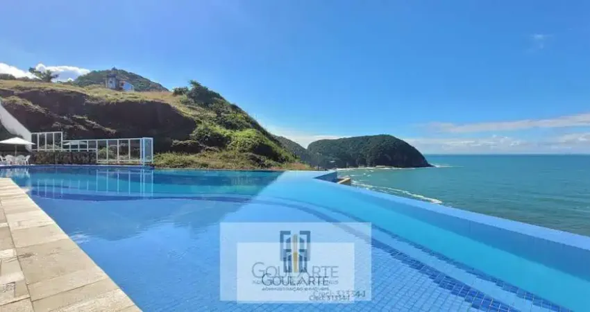 Apartamento duplex em condomínio com lazer completo e vista total do mar, 2 suítes climatizadas, na praia da enseada-guarujá/sp.