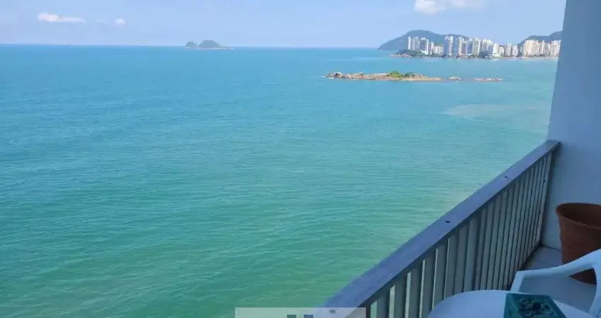 Apartamento alto padrão com sacada frente mar, 3 dormitórios sendo 1 suíte, na praia das pitangueiras - guarujá/sp.