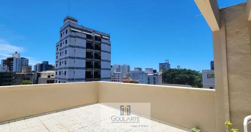 Apartamento cobertura com sacada gourmet, 3 dormitórios sendo 1 suíte, na praia das astúrias-guarujá/sp