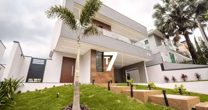 Sobrado com 3 dormitórios à venda, 328 m² por r$ 3.445.000,00 - condomínio helvetia park ii - indaiatuba/sp