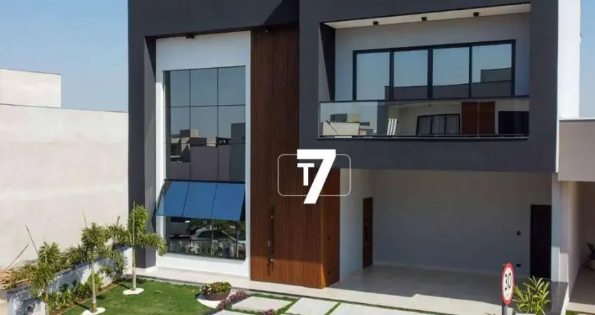 Sobrado com 3 dormitórios à venda, 295 m² por r$ 2.600.000,00 - condomínio dona maria josé - indaiatuba/sp