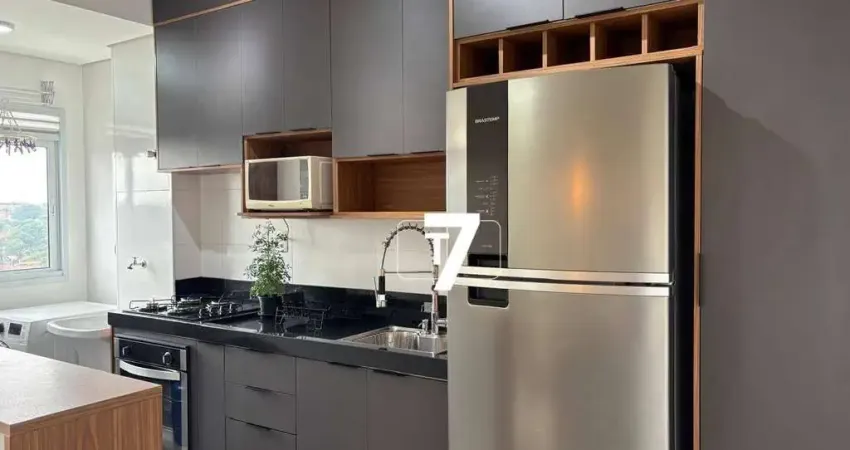 Apartamento com 2 dormitórios para alugar, 60 m² por R$ 4.854/mês - Condomínio Villa Helvetia - Indaiatuba/SP