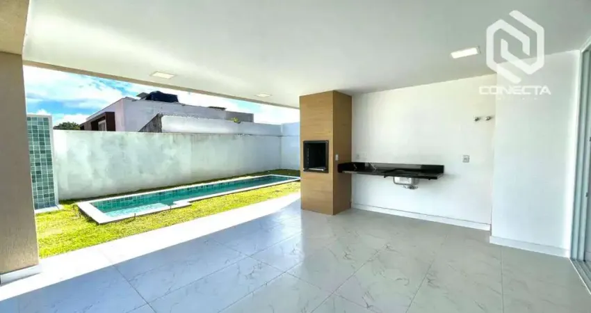 Casa com 5 dormitórios à venda, 266 m² por R$ 1.760.000,00 - Alphaville Litoral Norte 2 - Camaçari/BA