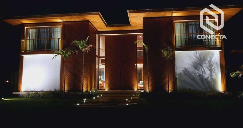 Casa com 6 dormitórios à venda, 420 m² por R$ 4.950.000,00 - Praia do Forte. - Mata de São João/BA