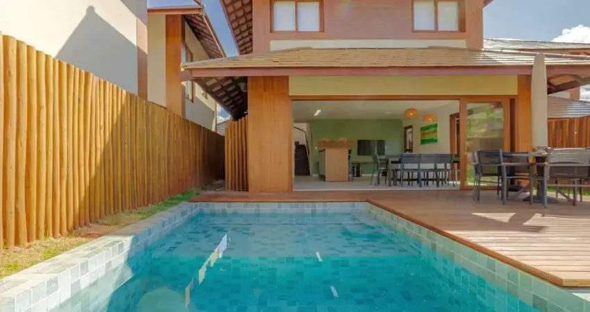 Casa alto padrão, nascente, com piscina privativa e porteira fechada - marluá - itacimirim/ba.