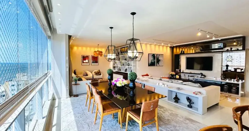 Finamente mobiliado e decorado 4 suítes e 4 vagas, meia praia, itapema - sc