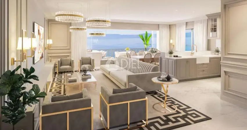 Apartamento com 201m² com 4 suítes em itapema-sc, centro, itapema - sc