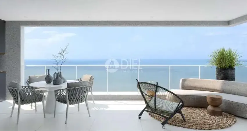 Cobertura quadra mar com 5 suítes e 4 vagas , meia praia, itapema - sc