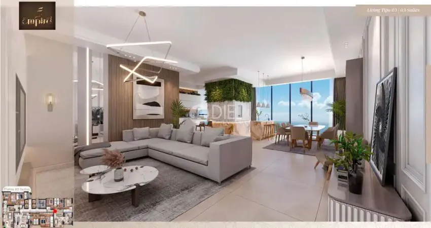 Apto vista mar 4 suítes e 4 vagas em itapema-sc!, meia praia, itapema - sc