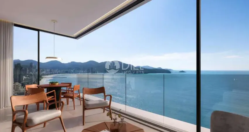 Frente para o mar com 4 suítes na meia praia-sc!, meia praia, itapema - sc