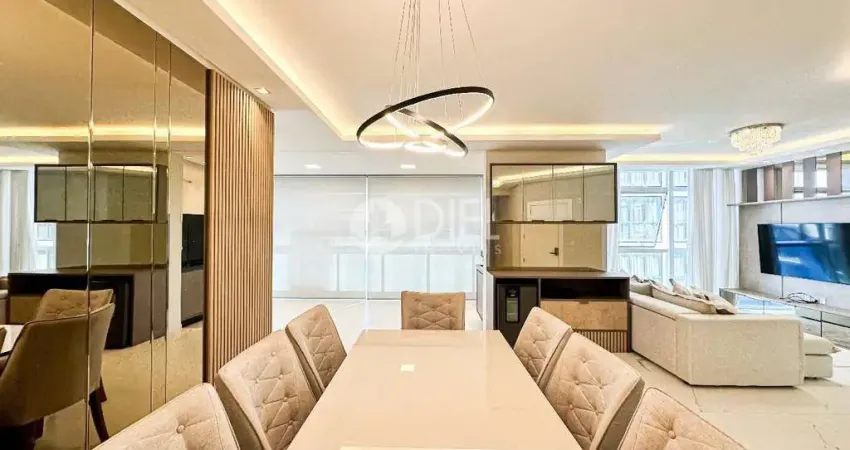 Apartamento mobiliado com  4 suÍtes e 3 vagas , Meia Praia, Itapema - SC