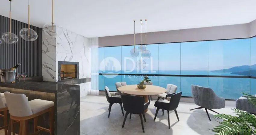 Vista mar defenitiva 4 suítes 3 vagas + lazer  , balneário perequê, porto belo - sc